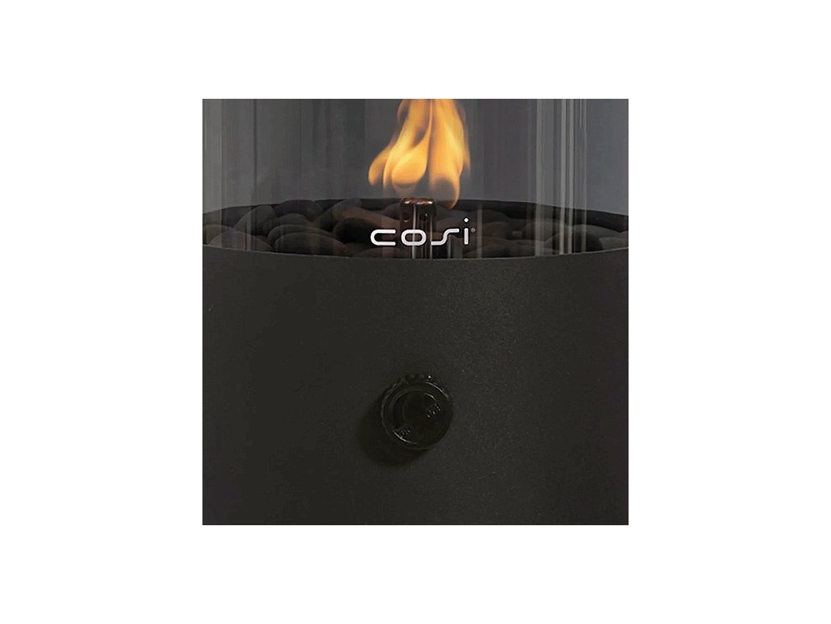 COSI Plynová lucerna - typ Cosiscoop XL - černý/kouřové sklo