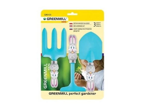 Greenmill Sada dětského nářadí s králíčkem GR0135 - modrá