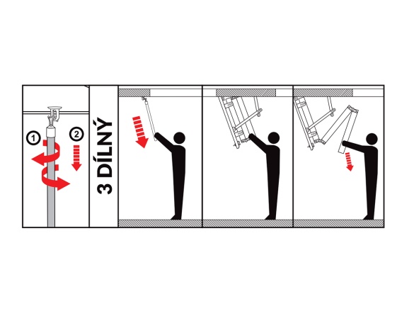 Půdní schody Oman Maxi Plus