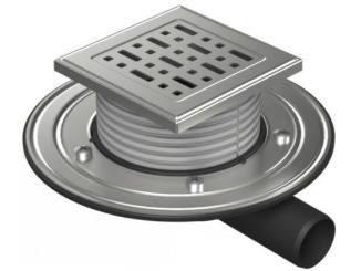 Technická sanita –  Chuděj PVBU 40 (snížená, univerzální) 125 x 125 mm, plast, Face, K3, ano