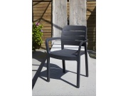 Keter Zahradní židle TISARA - 53 x 58 x 83 cm - grafit