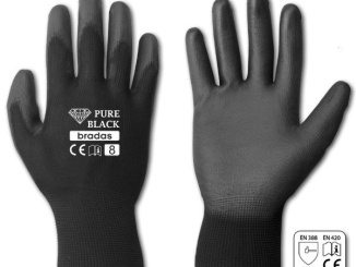 Kerti szerszámok –  Bradas Ochranné rukavice z polyuretanu Bradas PURE BLACK vel. 11