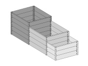 Kaskádový záhon Scobax Set 802