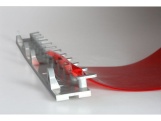 Hřebenová lišta pro děrované PVC pásy T-plastics