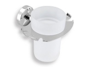 Novaservis Držák skleničky a kartáčků Metalia 11, sklo/chrom, , 0149,0