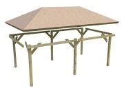 Záhradný altánok Karibu Perida Plus