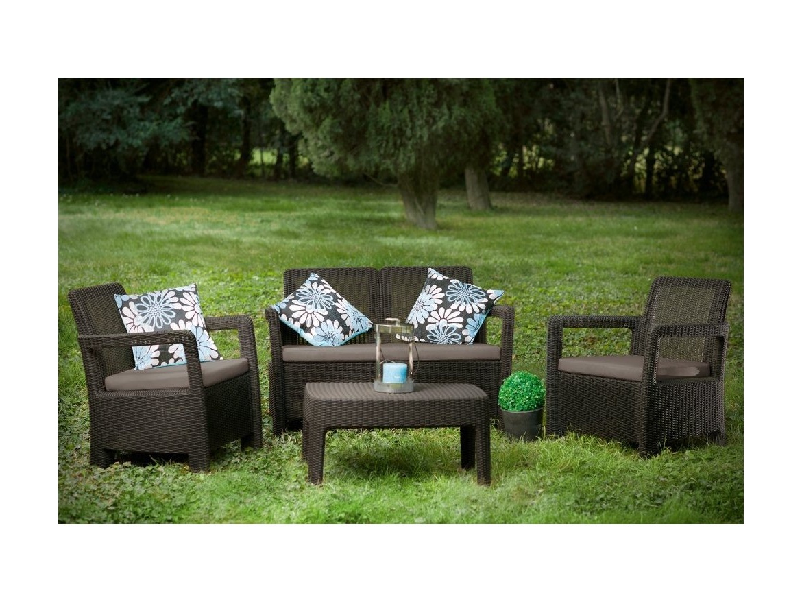 Keter Zahradní set  TARIFA Lounge set - hnědý