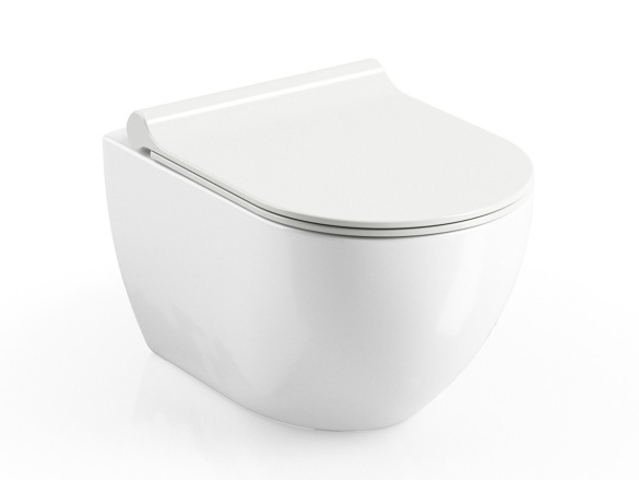 Ravak WC sedadlo Uni Chrome slim, biela
