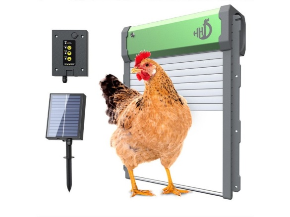 Scobax Automatická roletová dvířka ke kurníku HHD-0865 – solární, 4 režimy provozu