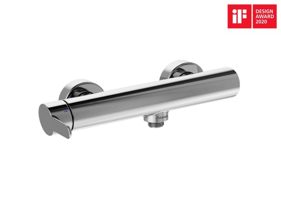 Ravak PU 032.00CR Sprchová nástenná batéria bez sprchového setu, chróm