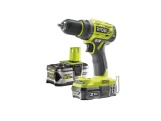 Akkus szénkefe nélküli 18 V-os csavarozó/fúró + 1x 2Ah + 1x 5Ah akkumulátor + ONE+ töltő Ryobi RYOBI R18DD7-252S