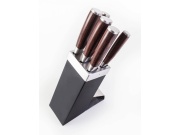 G21 Sada nožů  Gourmet Dynamic 5 ks + černo-nerezový blok