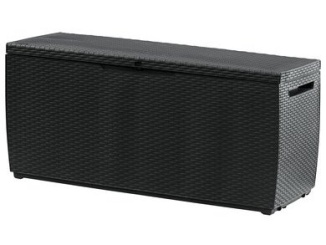 Zahradní nábytek –  Keter Keter Capri Ratan - zahradní úložný box 305 L - 123 x 53 x 57 cm - antracit