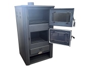 Krbové kachle s výmenníkom a rúrou na pečenie Blist MILANO E - 24 kW