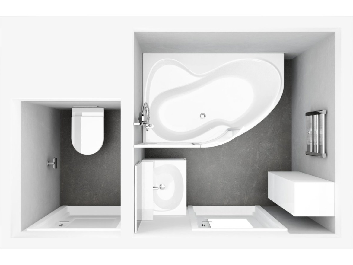 Ravak Vana Rosa 95 160x95 P