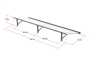 Vchodová stříška Lanit Plast Rumba