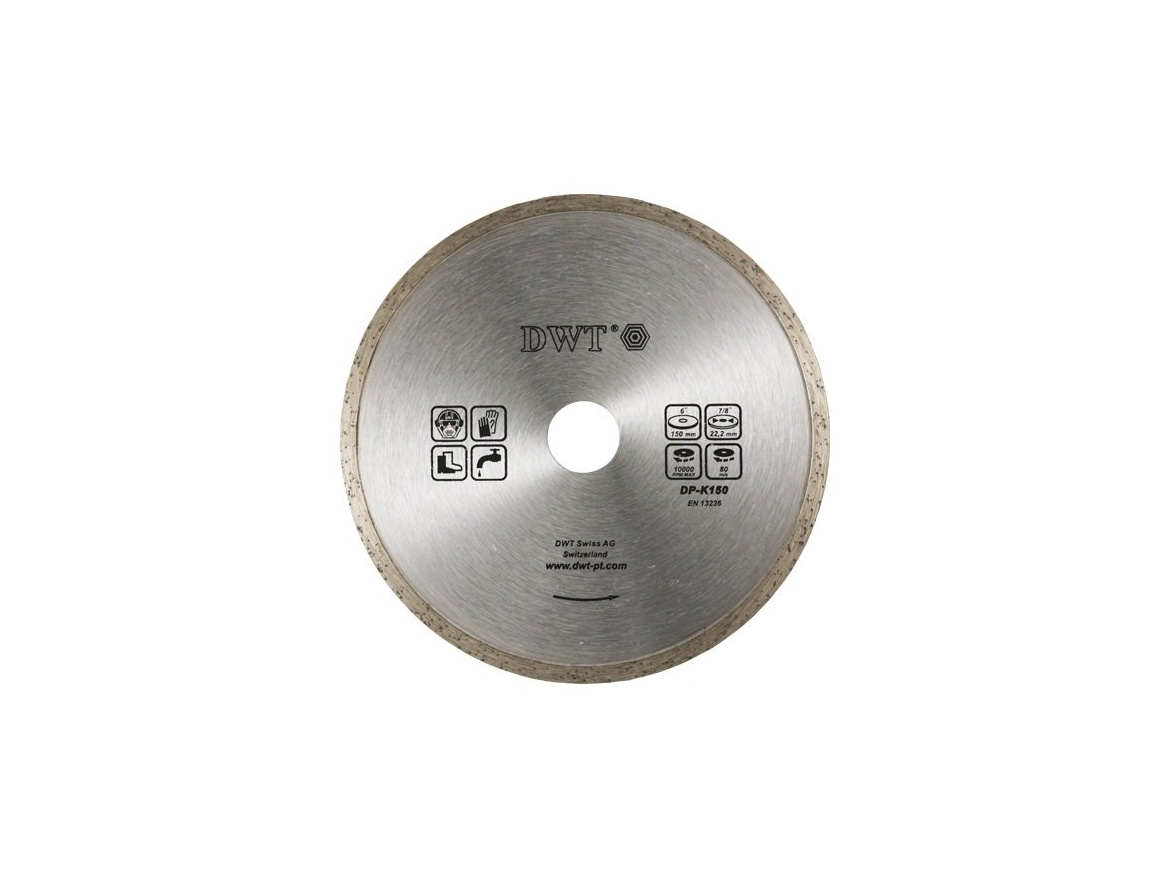 DWT Diamantový plný kotouč 150 mm (dlaždice, keramika)