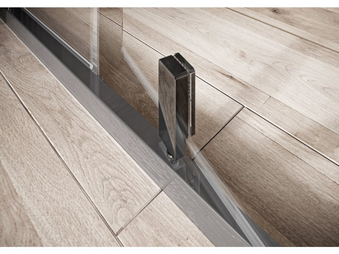 Ravak NSKK3 90x90, čierna+transparent