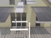 Predĺženie k hliníkovej pergole Gutta Rozšíření Terrassendach Original