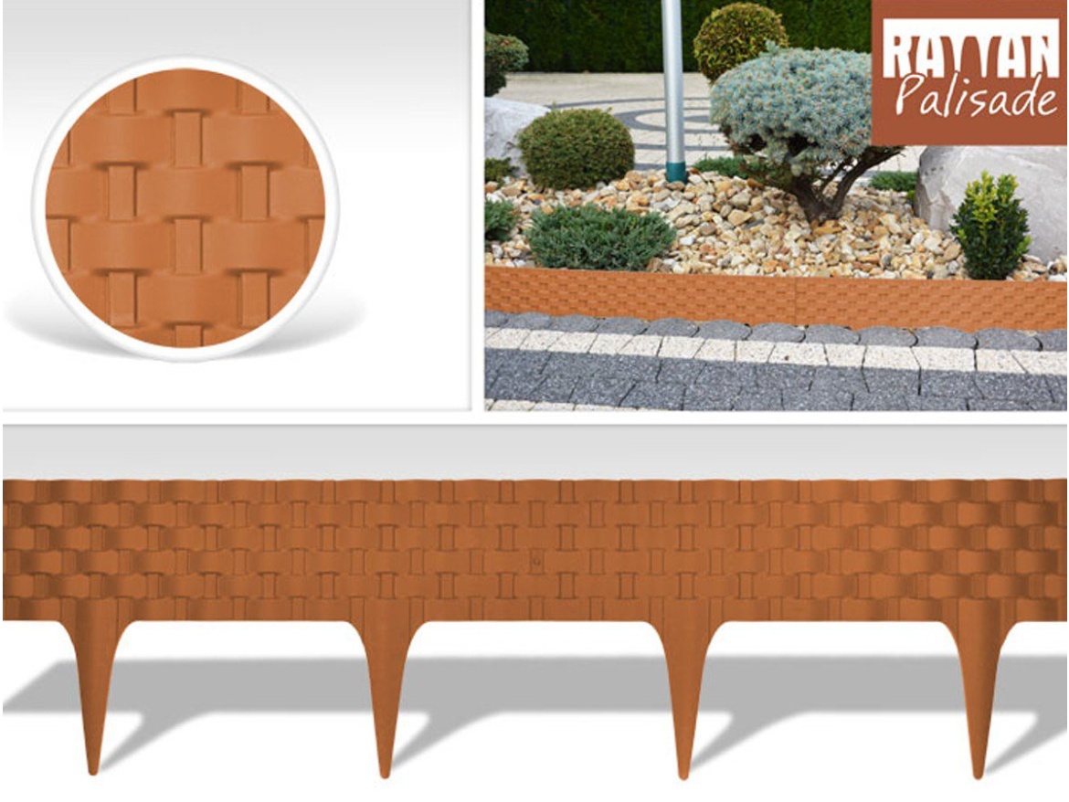 Záhradná palisáda Gardenplast Rattanpalisade