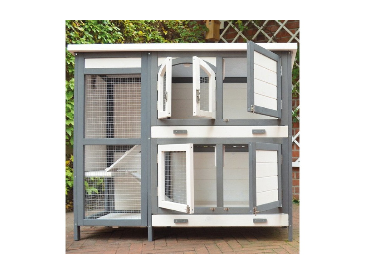 Drevená králikáreň Scobax Foxy