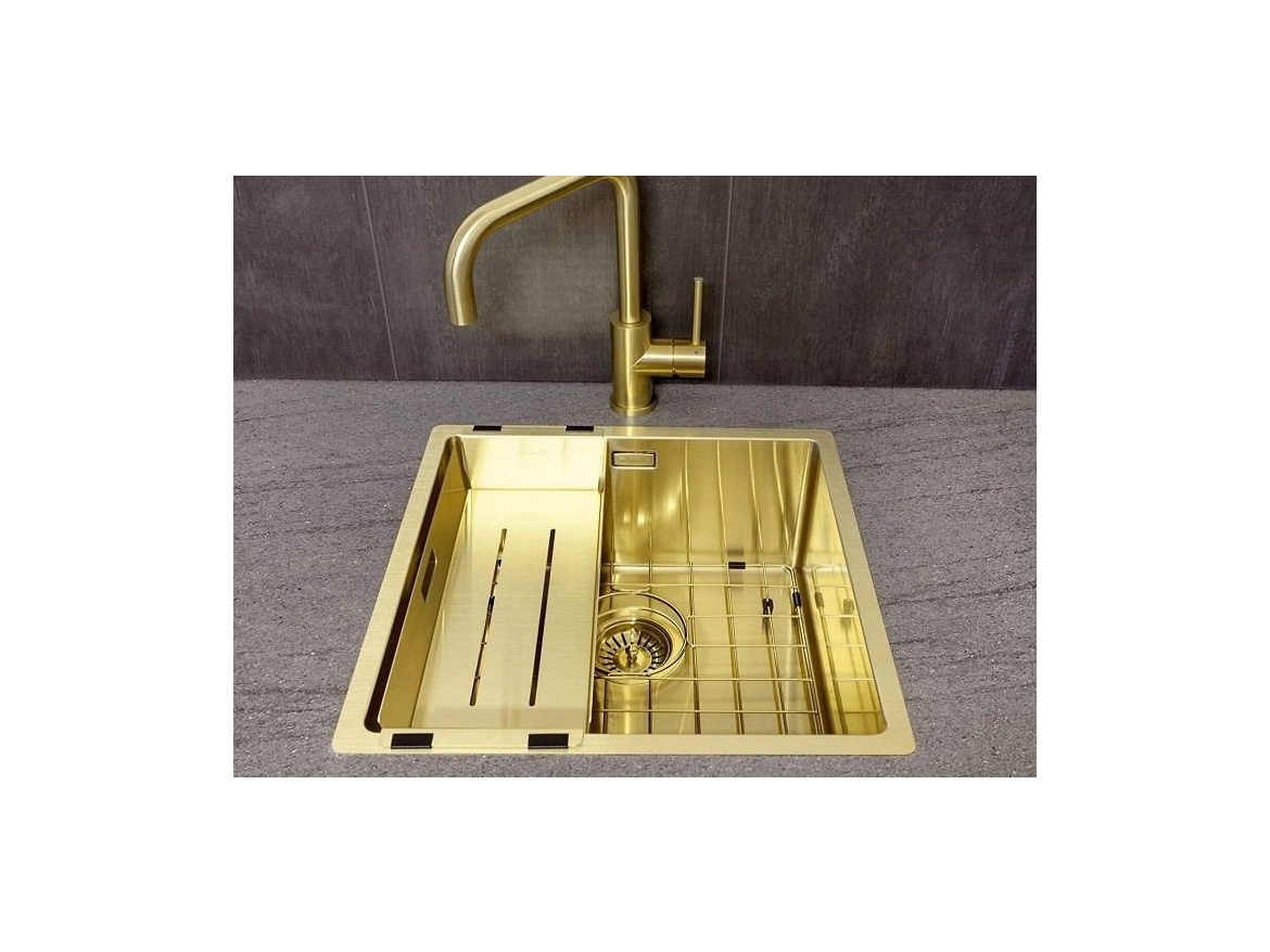 Kuchyňské dřezy Reginox SET Miami 500 Gold + baterie Crystal + příslušenství