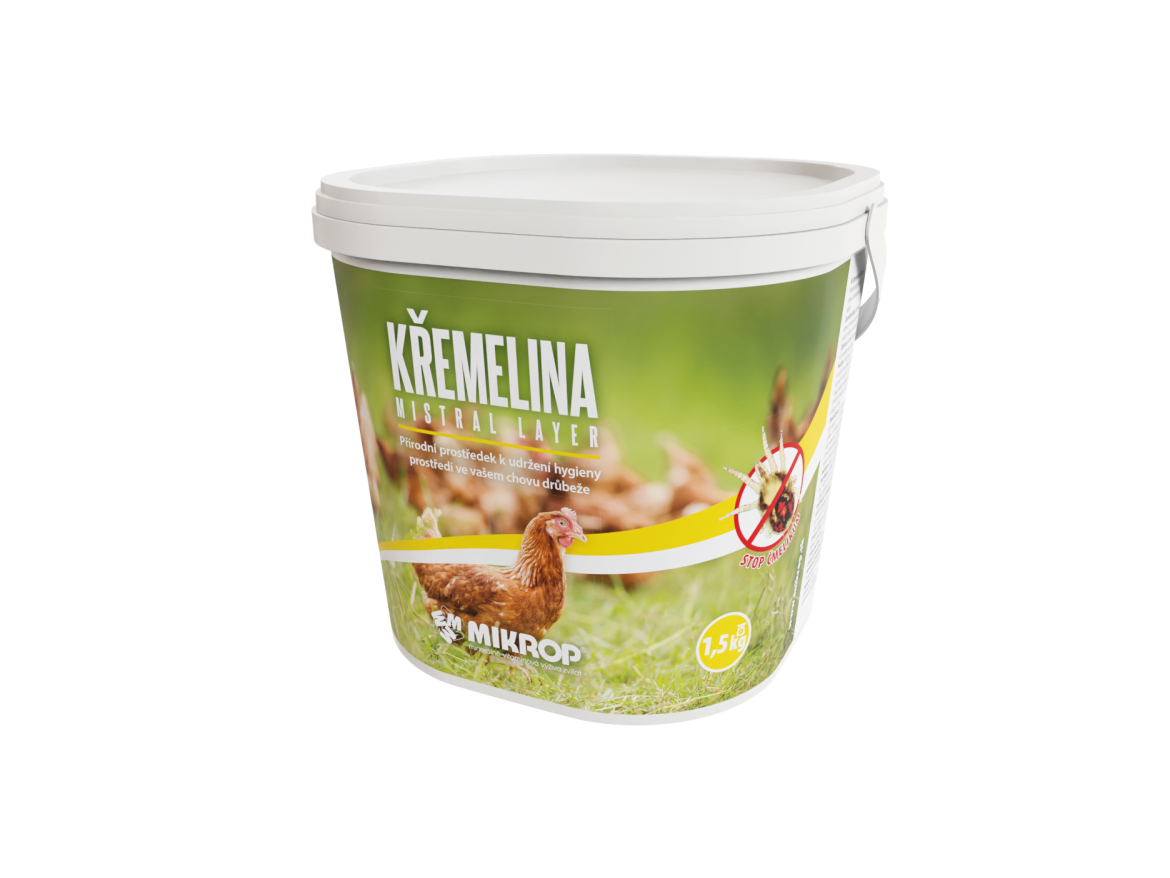 Scobax Obohacená křemelina pro drůbež 1,5  kg - Mistral Layer