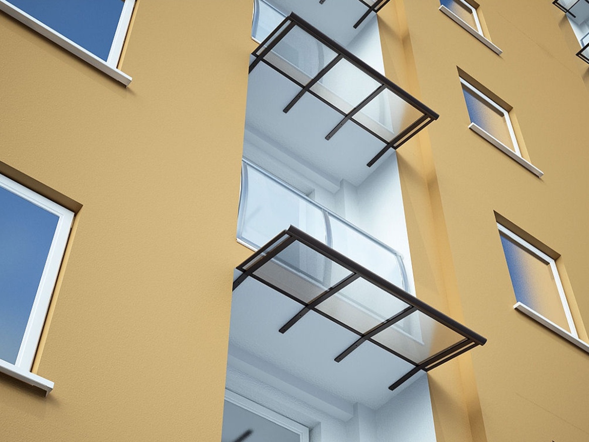 Vchodová stříška Scobax Savespot Tara