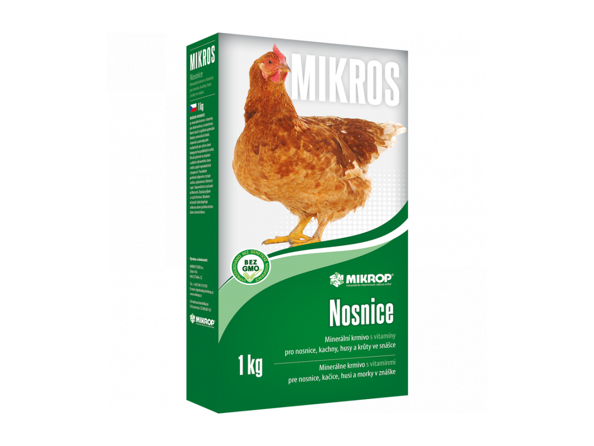 Scobax Mikros Nosnice - vitamínové krmivo 1 kg