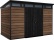 Műanyag kerti ház Keter Signature 11x7 Walnut, s podlahou
