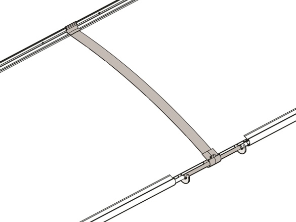 Spojovací článok Palram Aquila