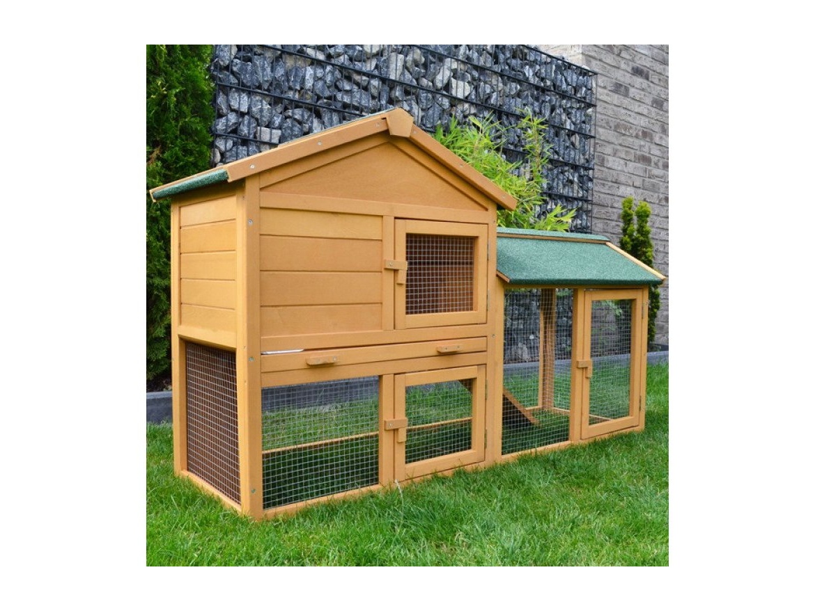 Dřevěná králíkárna Scobax Robin