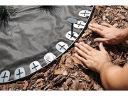 Bradas Skrytá zahradní obruba PALISGARDEN Bradas- 3 m černá