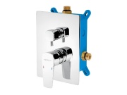 Novaservis Vanová baterie Metalia 58, chrom, podomítková, bez příslušenství,  BOX58051R,0