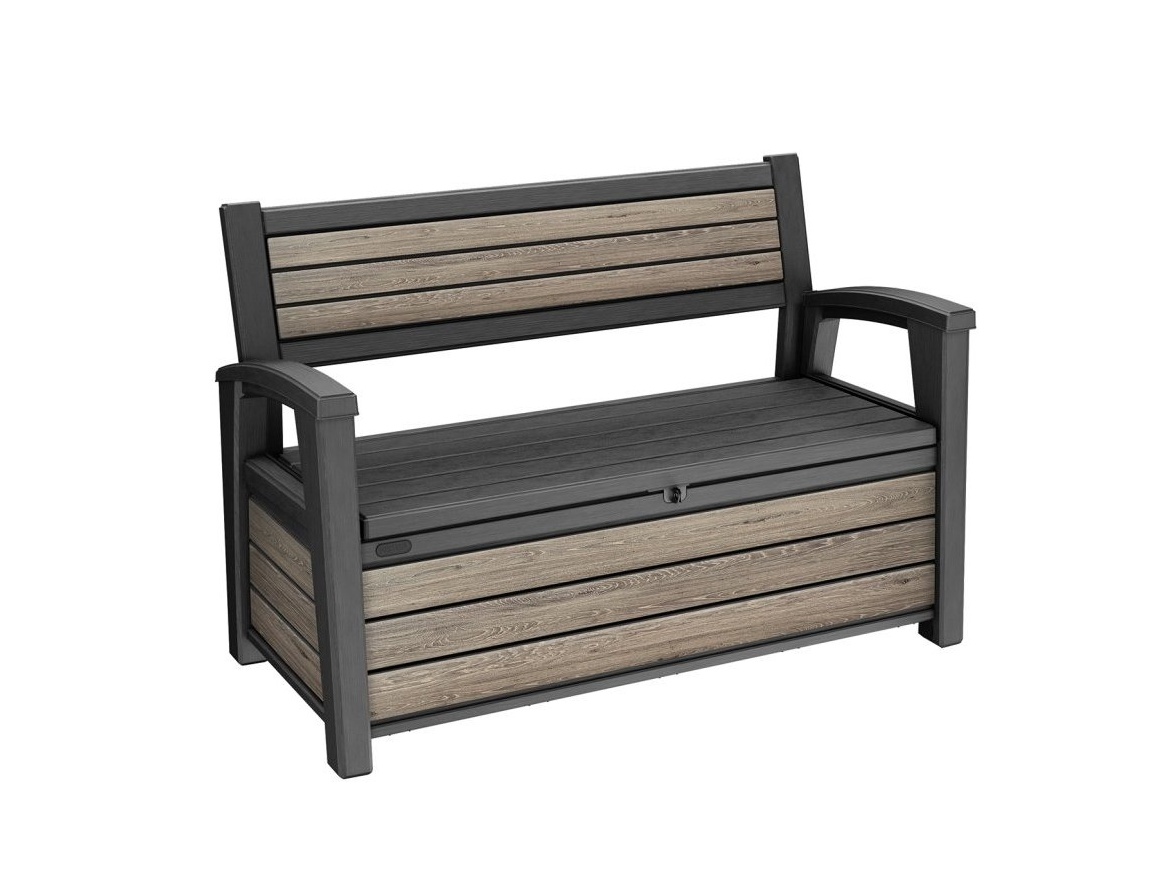 Keter Zahradní lavice Keter Deco Bench 133x61x89 cm - ashwood, jasan