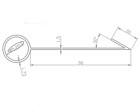 Neviditeľný obrubník Grate Garden Diamond
