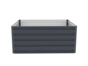 G21 Vyvýšený záhon  Daisy 120 x 90 x 52 cm, plechový, antracitový