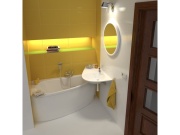 Ravak Vana Avocado 150x75 P