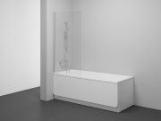 Ravak NVS1 80, bílá matná+transparent