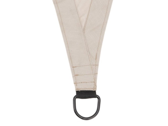 Stínící plachta LIVIGNO trojúhelníková béžová 3,6x3,6x3,6m