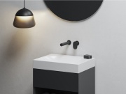 Ravak SG 019.20BLM.O1 Umývadlová podomietková batéria s telesom, čierna matná