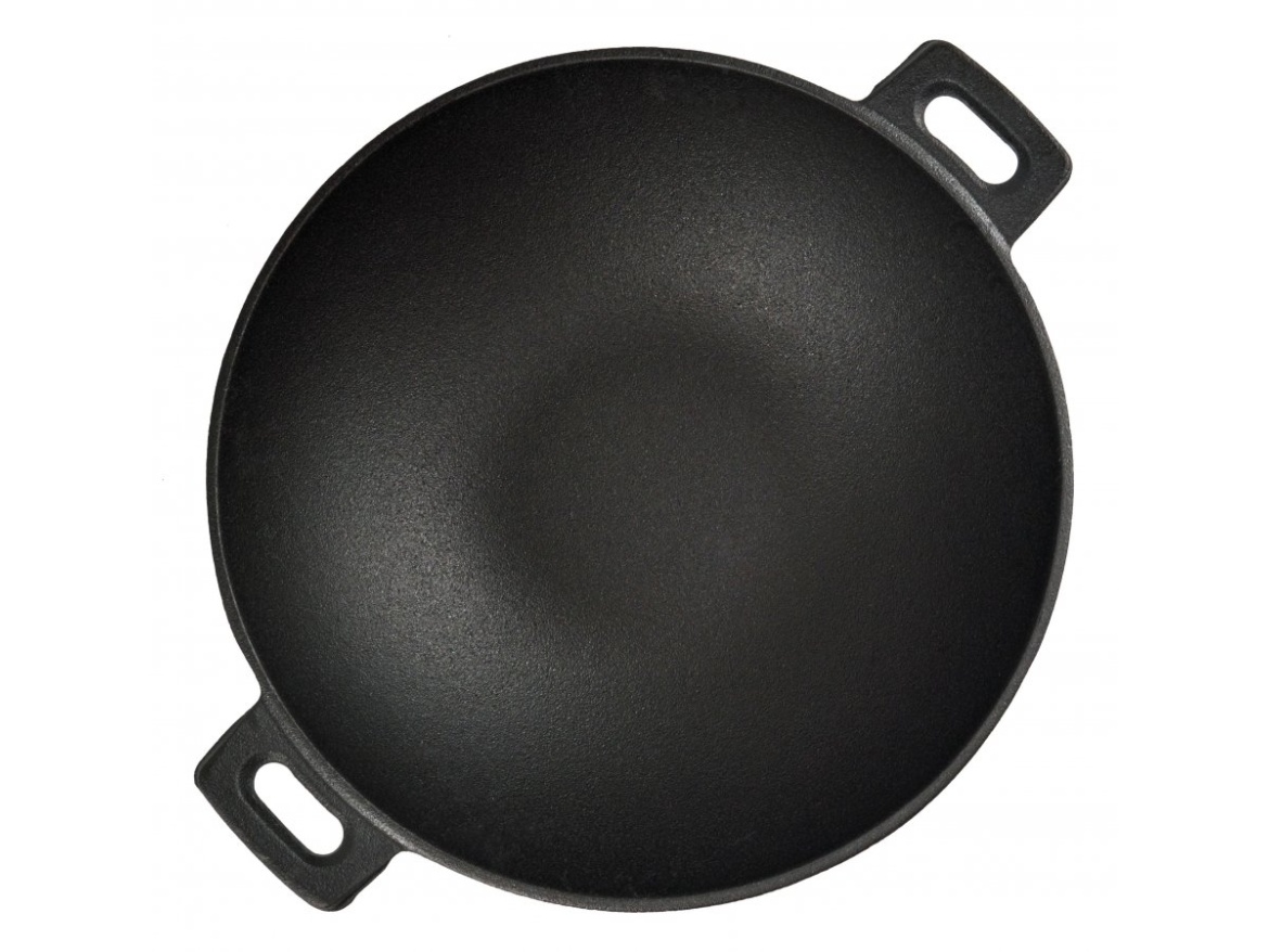 G21 Grilovací nářadí  pánev wok na gril, litinová