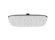 Ravak 983.10CR/WH Hlavová sprcha, 250x250 mm, chróm/biela