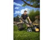 Multifunkční travní sekačka 4 v 1 s benzinovým motorem a variabilním pojezdem Riwall PRO RPM 5155 V PRO