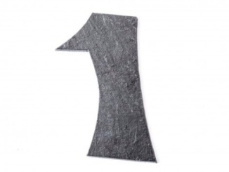 Házszámok –  Nalepovací domovní číslo 1 břidlice