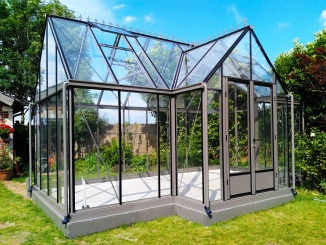 Klasické skleníky ze skla Euro-Serre –  Euro-Serre Victorian 9,0 m x 3,1 m, 1,6 m