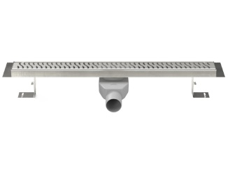 Žlaby Chuděj –  Chuděj LZB 50 360° Nerez 950 mm, Harmónia, fényes, K3