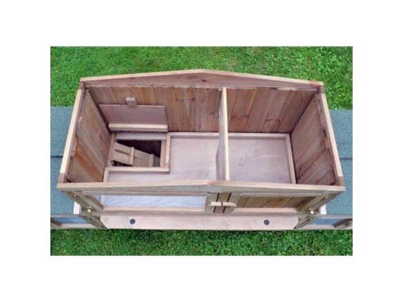 Dřevěná králíkárna Scobax Zigi