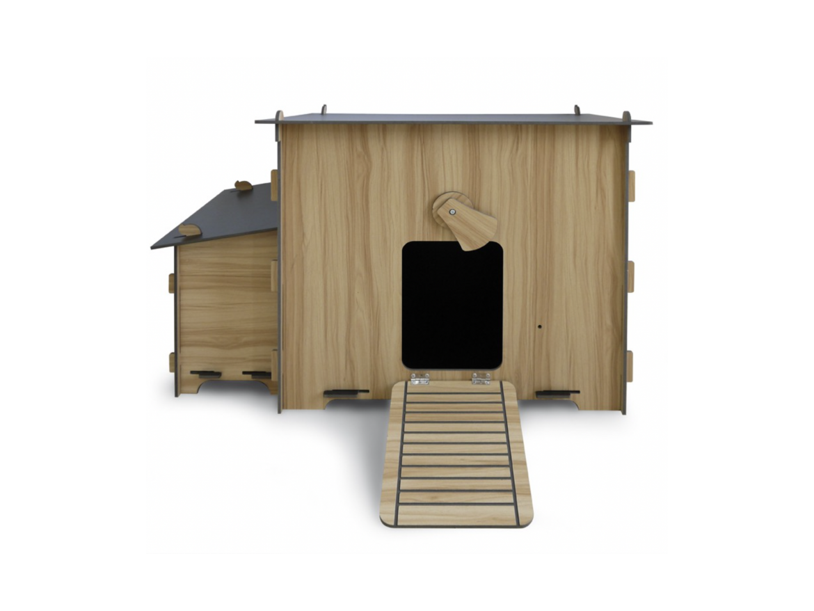Kurník Scobax Kurník a husník CHRUDIM z HPL, 1230x700x815 mm