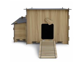 Kurníky –  Scobax Kurník a husník CHRUDIM z HPL, 1230x700x815 mm